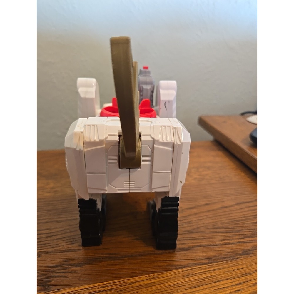 Imaginext MMPR Power Rangers White Ranger 10" Tiger Zord Vehicle 2015 No Figure - Picture 4 of 6